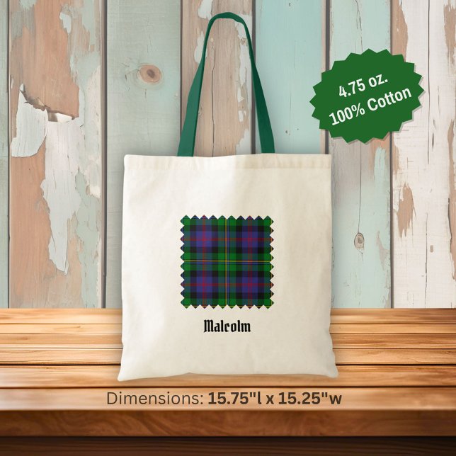 Clan Malcolm Tartan Tragetasche (Von Creator hochgeladen)