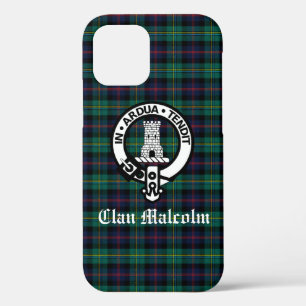 Clan Malcolm Tartan und Wappen Case-Mate iPhone Hülle