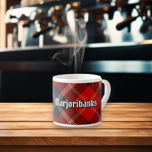 Clan Marjoribanks Tartan Espressotasse