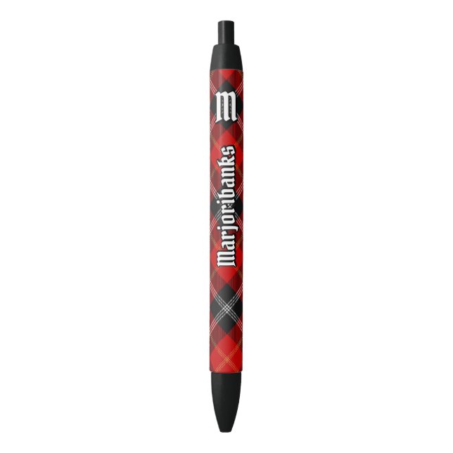 Clan Marjoribanks Tartan Kugelschreiber (Vorderseite Vertikal)