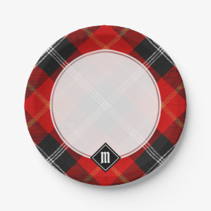 Clan Marjoribanks Tartan Pappteller