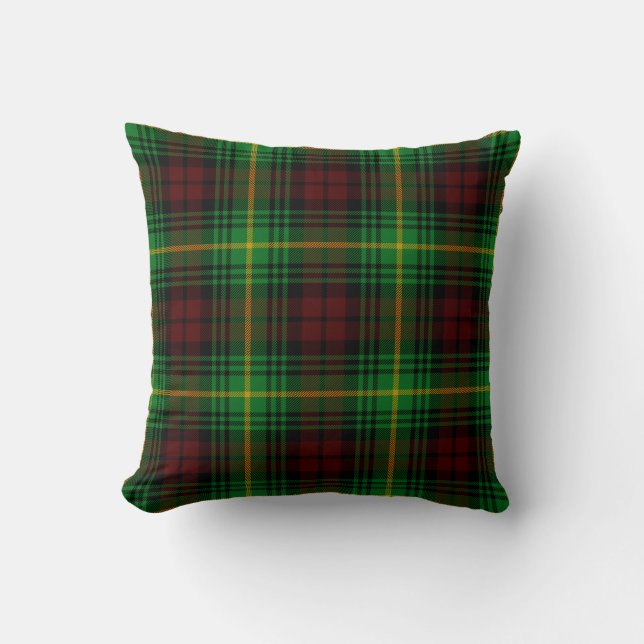Clan Martin Tartan Kariert Kissen (Vorderseite)
