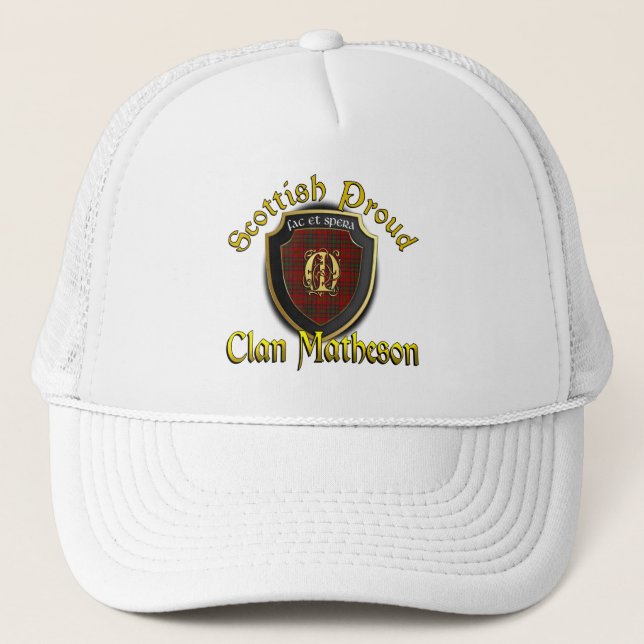 Clan Matheson Scottish Dynasty Cap Truckerkappe (Vorderseite)
