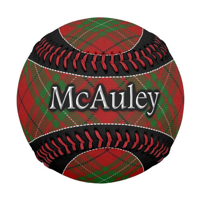Clan McAuley MacAulay Scottish Dream Tartan Baseball (Vorderseite)