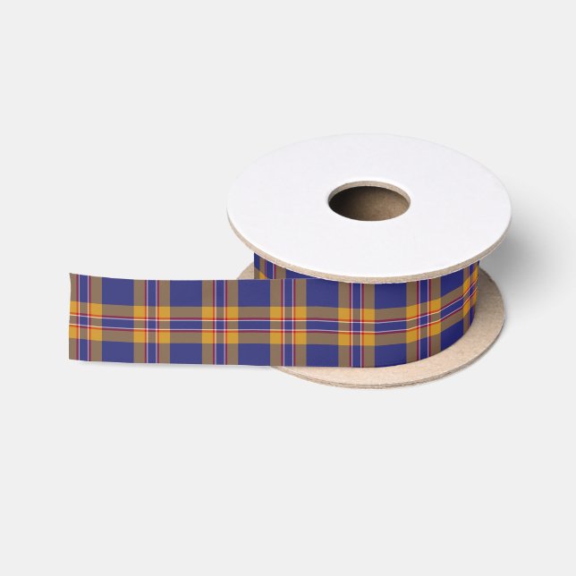 Clan McCann Tartan Satinband (Spule)