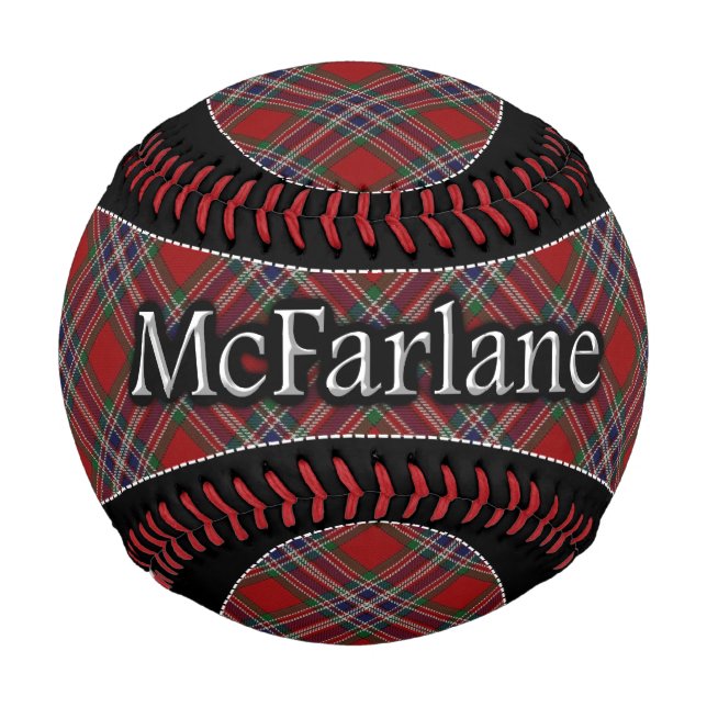 Clan McFarlane MacFarlane Scottish Dream Tartan Baseball (Vorderseite)