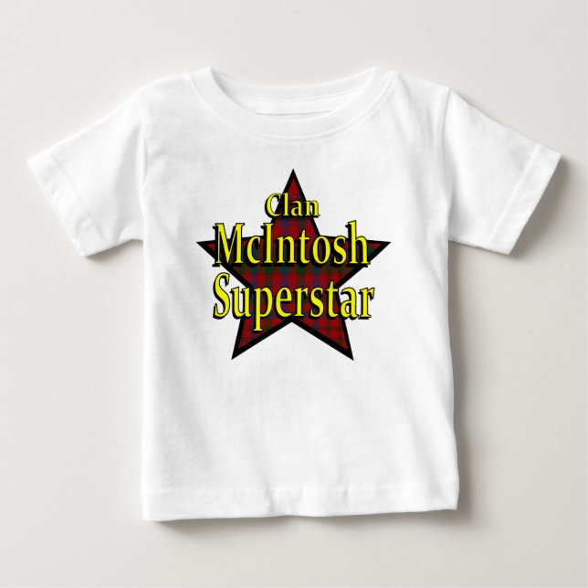 Clan McIntosh Superstar-Säuglings-T - Shirt (Vorderseite)