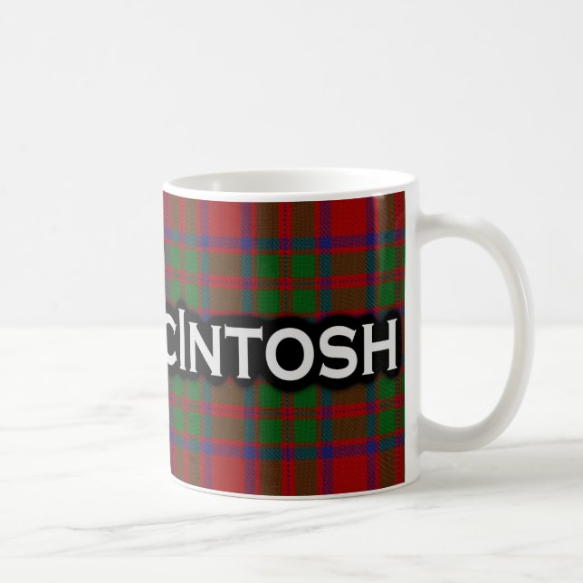 Clan McIntosh TartanScottish Kaffeetasse (Rechts)