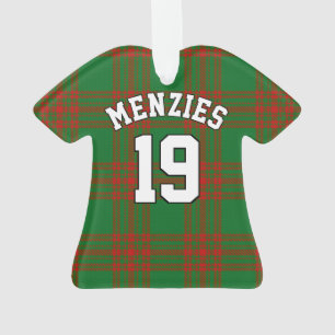 Clan Menzies Jersey de Noël Tartan rouge et vert