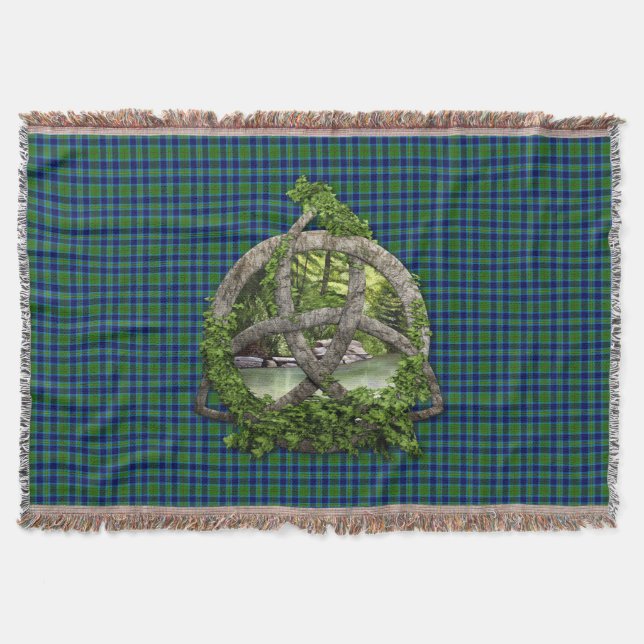Clan-MillerTartanceltic-Dreiheit Decke (Vorderseite)