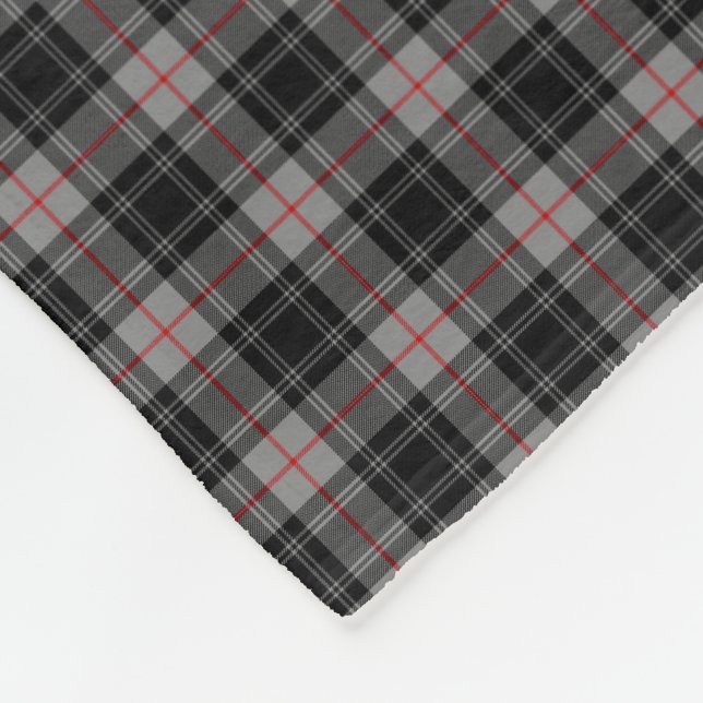 Clan Moffat Tartan Fleecedecke (Ecke)