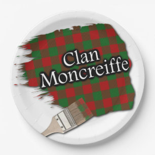 Clan Moncreiffe Scottish Tartan Paint Brush Pappteller