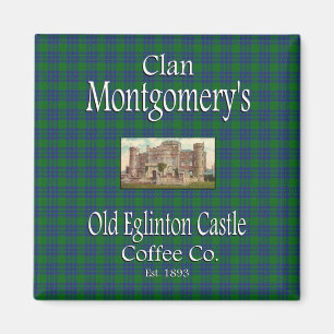 Clan Montgomery's Old Eglinton Castle Coffee Co. Magnet