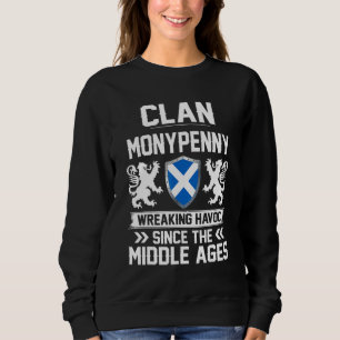 Clan Monypenny Scottish Family Clan Scotland Wreak Sweatshirt