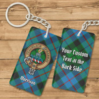 Clan Morrison Crest sur la chasse Porte - clé Tart