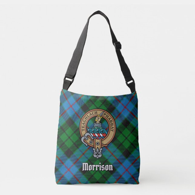 Clan Morrison Hunting Tartan Tragetaschen Mit Langen Trägern (Vorderseite)