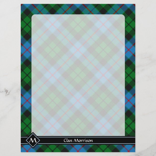Clan Morrison Jagd Tartan Flyer (Vorne)