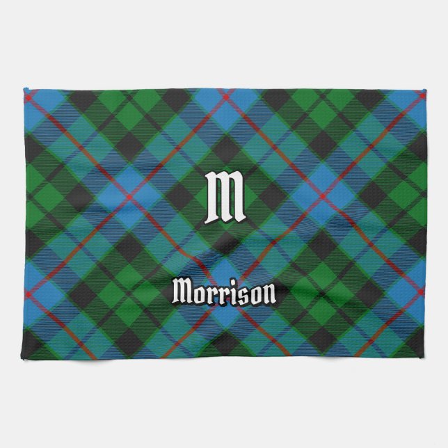 Clan Morrison Jagd Tartan Küchentuch (Horizontal)