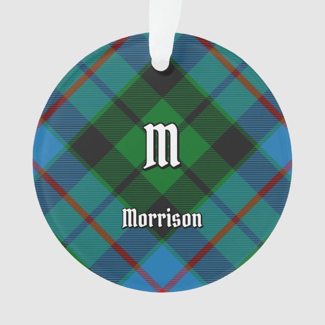 Clan Morrison Jagd Tartan Ornament (Vorderseite)
