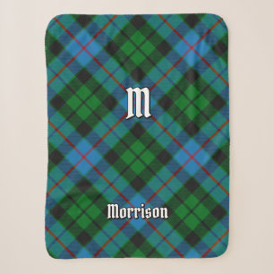 Clan Morrison Jagd Tartan Sherpa Blanket Sherpadecke