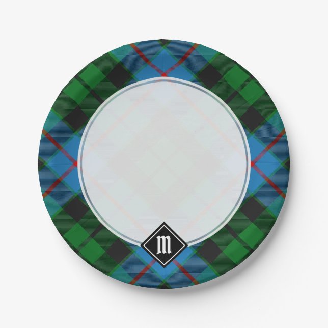 Clan Morrison Junting Tartan Paper Tellers Pappteller (Vorderseite)