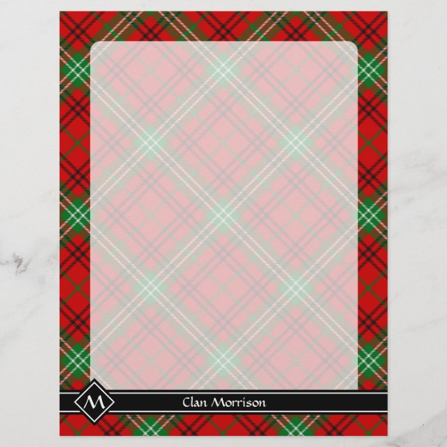 Clan Morrison Red Tartan Flyer (Vorne)