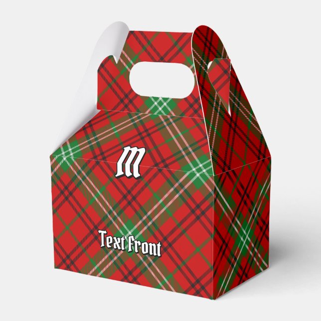 Clan Morrison Red Tartan Gevor Box Geschenkschachtel (Vorderseite)
