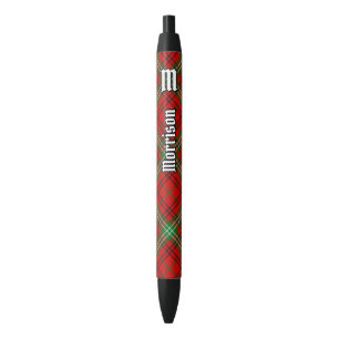 Clan Morrison Red Tartan Ink Pen Kugelschreiber