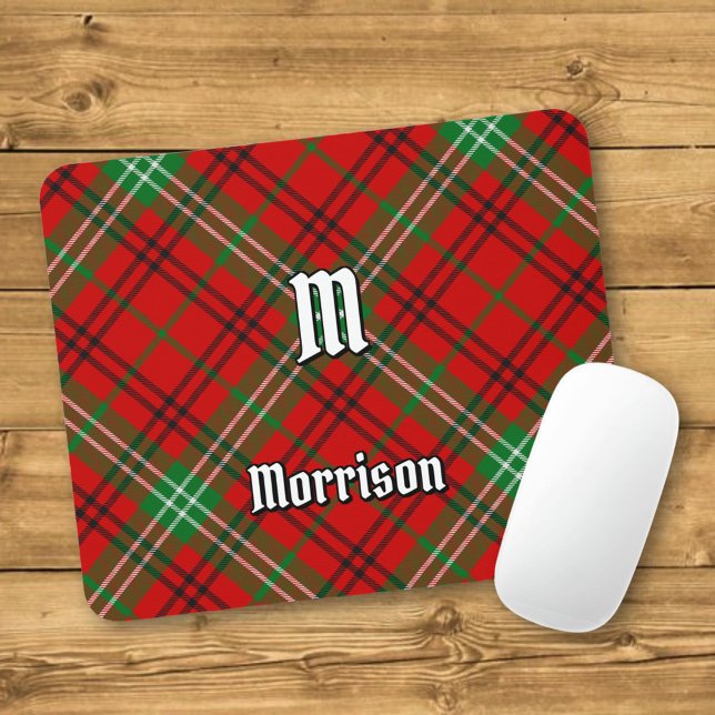 Clan Morrison Red Tartan Mouse Pad Mousepad (Von Creator hochgeladen)