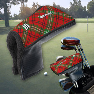 Clan Morrison Roter Tartan Golfkopfabdeckung Golf Headcover