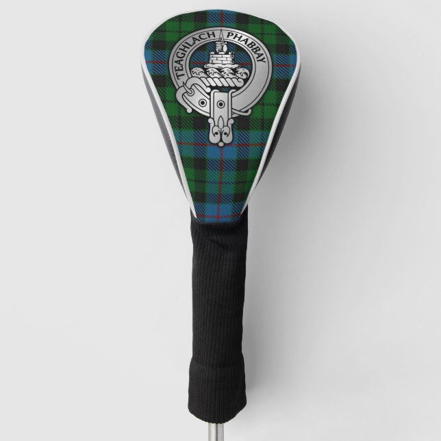 Clan Morrison Wappen & Jagd Tartan Golf Head Cov Headcover (Vorderseite)
