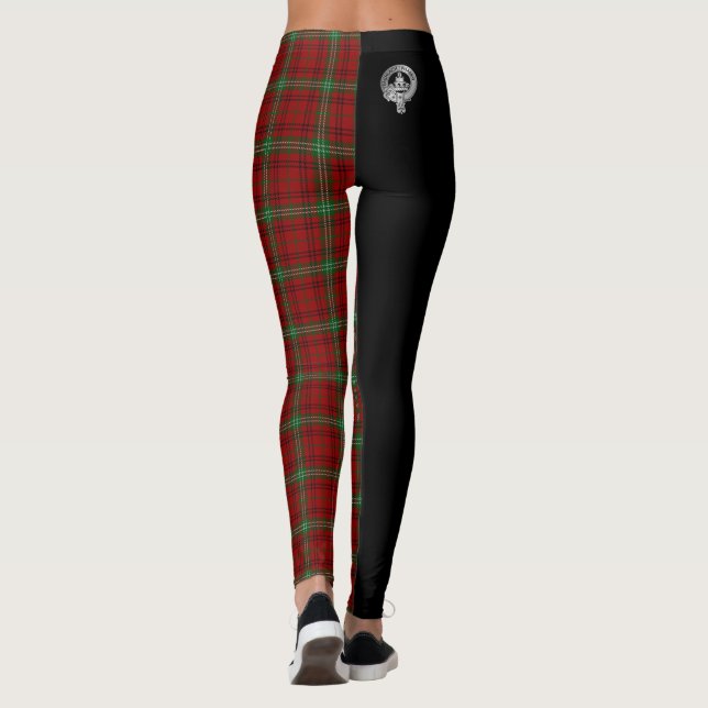 Clan Morrison Wappen & Tartan Leggings (Rückseite)