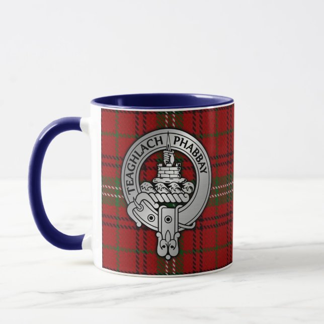 Clan Morrison Wappen & Tartan Tasse (Links)