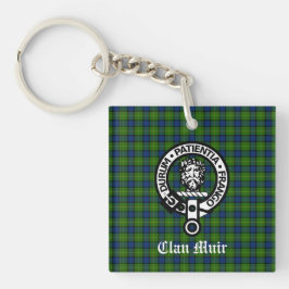 Clan Muir oder mehr Wappen Abzeichen & Tartan Schlüsselanhänger