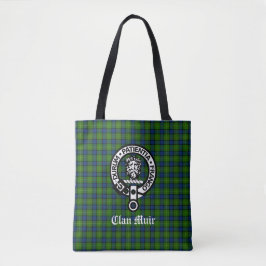 Clan Muir oder mehr Wappen Abzeichen & Tartan Tasche