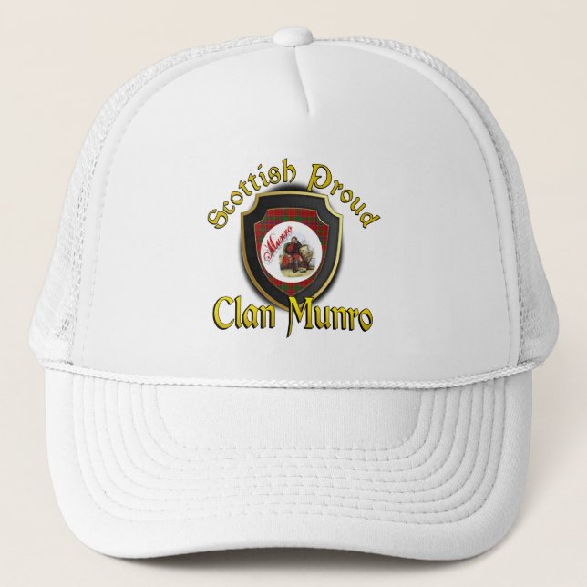 Clan Munro Scottish Dynasty Cap Truckerkappe (Vorderseite)