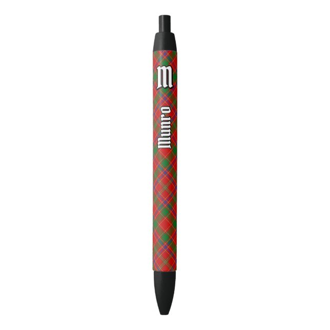 Clan Munro Tartan Kugelschreiber (Vorderseite Vertikal)