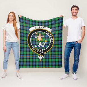 Clan Murray Dysart von Atholl Ancient Tartan Karie Fleecedecke