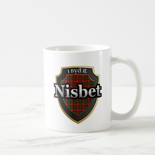 Clan Nisbet schottische Kaffeetasse (Rechts)