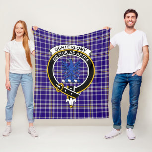 Clan Ochterlony Tartan Kariert Fleecedecke