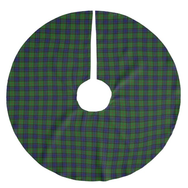 Clan Ogilvie Polyester Weihnachtsbaumdecke (Vorderseite)