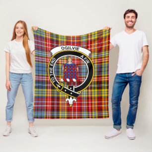 Clan Ogilvie von Airlie Ancient Tartan Kariert Fleecedecke
