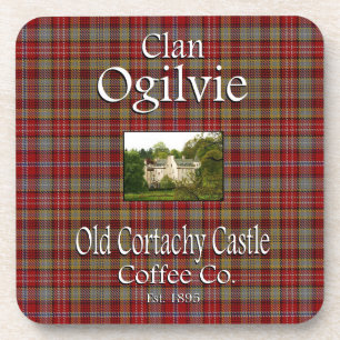 Clan Ogilvie's Old Cortachy Castle Coffee Co. Getränkeuntersetzer