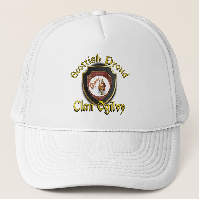 Clan Ogilvy Scottish Dynasty Cap Truckerkappe (Vorderseite)