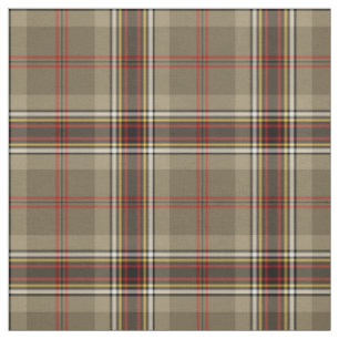 Clan O'Keefe Tartan Tan Kariert Stoff