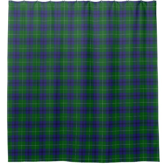 Clan Oliphant Scottish Tartan Duschvorhang (Vorderseite)