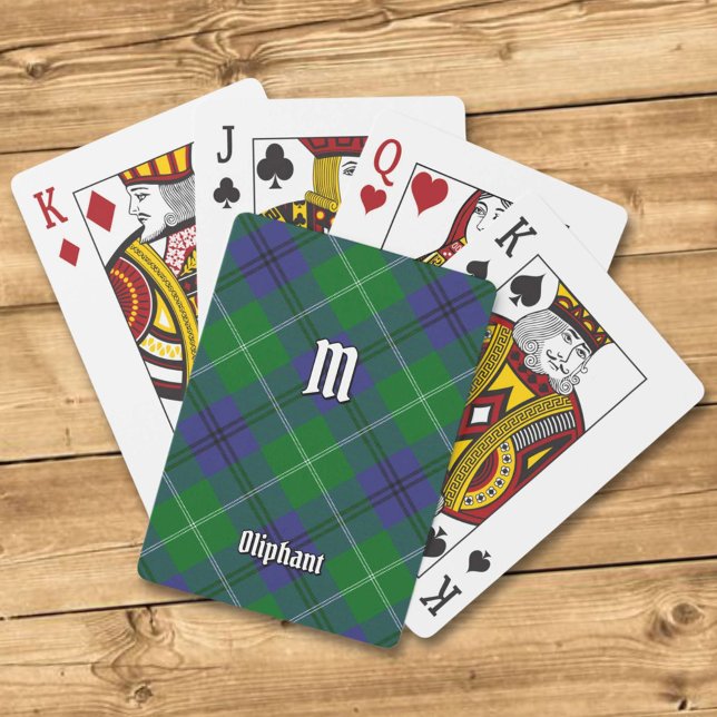 Clan Oliphant Tartan Spielkarten (Von Creator hochgeladen)