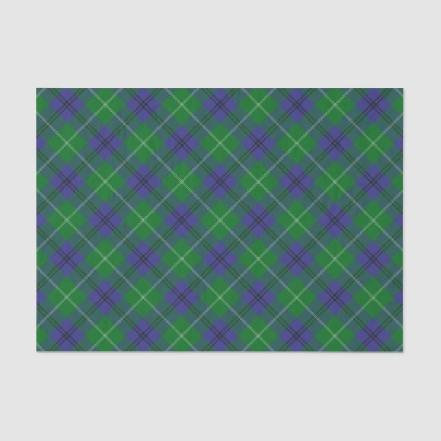 Clan Oliphant Tartan Tissue Paper Seidenpapier (Vorderseite)