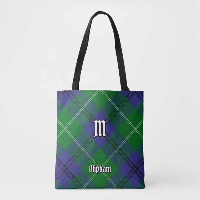 Clan Oliphant Tartan Tote Bag Tasche (Vorderseite)
