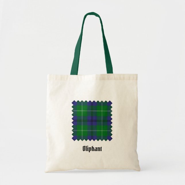 Clan Oliphant Tartan Tote Bag Tragetasche (Vorne)
